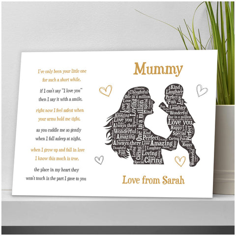 Personalised Mummy Poem Gifts From Daughter Son